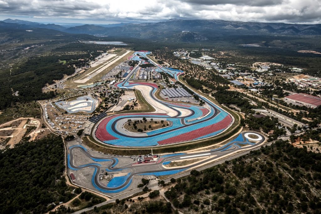 5 plus beaux circuits - circuit Paul Ricard Castellet vue aérienne